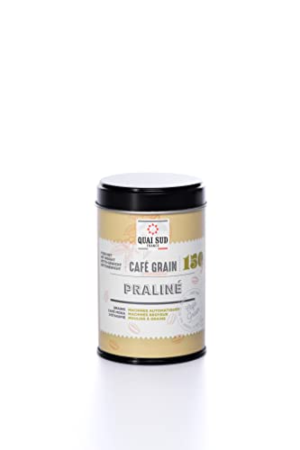 QUAI SUD Café en Grains Aromatisé | 150g | Saveur Praliné