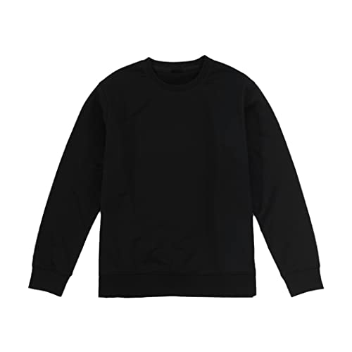 Sweat à capuche noir homme grande taille M avec broderie élégante
