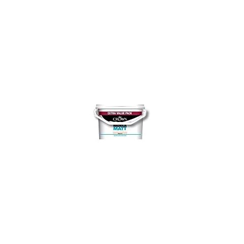 Crown 7.5L Matt Magnolia Wall Paint Cover