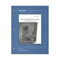 Managerial Economics in a Global Economy: Study Guide, Fifth Edition 0030312817 Book Cover