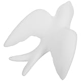 Oiseaux en céramique réalistes : fabriqués en céramique avec une texture mate, ces hirondelles sont réalistes et esthétiques. décoration murale d'oiseaux en vol 3d