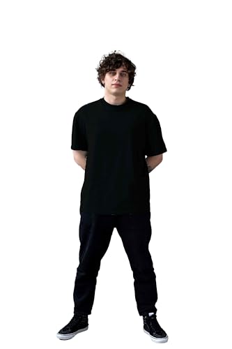 Image of Men's Teddy Oversized Printed Cotton Rich Round Neck Half Sleeves Tshirt