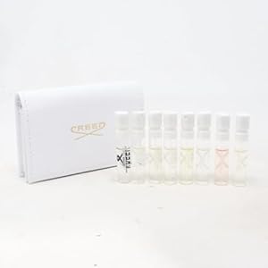 Women Luxury 8 Piece Perfume Discovery Set in Leather Wallet Royal Princess Oud, Love in White, Spring Flower, Aventus For Her, Silver Mountain Water,Love in Black, Wind Flowers