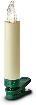 Krinner Lumix Classic Superlight Mini Christmas Tree 6 Candle Extension Set, Ivory, 1.50 x 1.50 x 9.00 cm