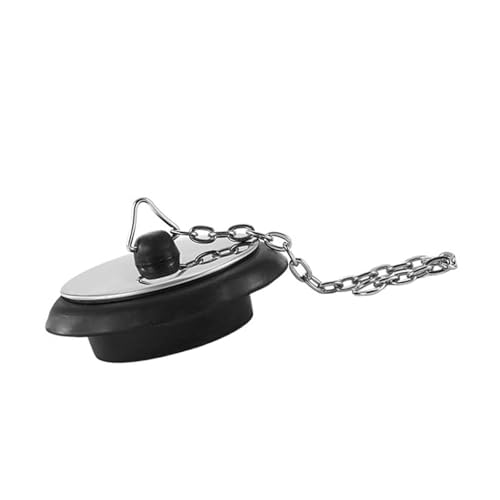 Tapón de goma para fregadero y bañera, uso múltiple, con gancho manual, 40 mm miniatura 6