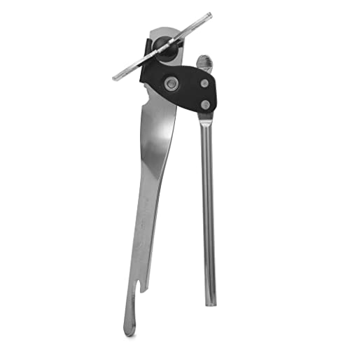 Fackelmann Stainless Steel Multipurpose Butterfly Bottle Cum Can Opener | Durable and Rust Resistant | Comfortable Grip | Easy to Use - 15Cm, Silver (Pack of 1)