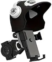 Suporte de Celular Para Guidão de Moto ou Bike Proteção Contra Sol e Chuva Ótimo para Motoboys-IT (Preto)
