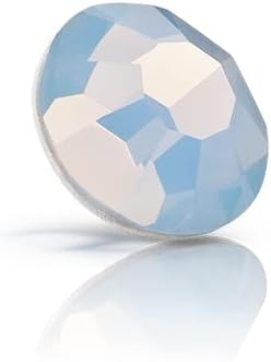 1440 Pieces SS5 Preciosa Maxima Czech Crystal Flat Back 438 11 615, Rhinestones for Crafts, Light Sapphire Opal
