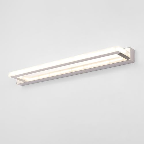 Applique murale LED pour éclairage miroir sans éblouissement, lampe inox 42cm 6000 K