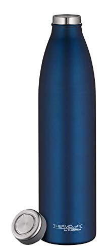 TC Bottle - Termo de acero inoxidable (1,00 l, 12 horas de calor/24 h frío, totalmente hermético, para escuela, oficina, beber directamente de acero inoxidable, resistente al carbono) - Imagen 3