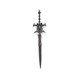 Xsiuyue Artificial Sword Frostmourne Sword Lich King Cosplay Prop Weapon Model Collection Keychain Boys Gift (22cm)