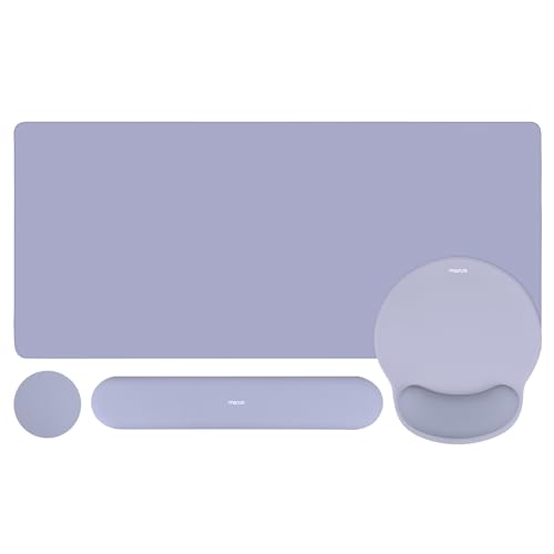 MOSISO Wrist Rest for Keyboard Mouse Pad Set