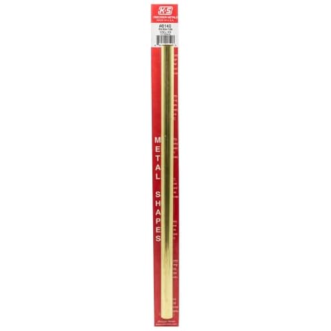 K&S 8140 Round Brass Tube Cover