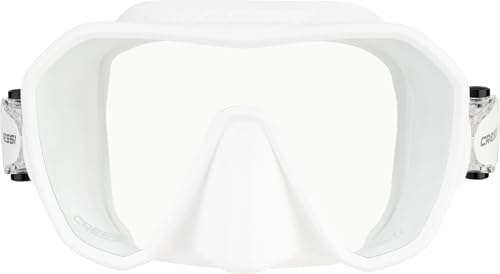 Máscara de buceo sin marco para adultos Cressi Z2S - Visor ancho monocular - Volumen interno bajo - Silicona pura suave - Diseñada en Italia miniatura 4