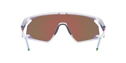 Image of Oakley Bxtr Prizm Sunglasses Mt Clear /Prizm Violet, One Size