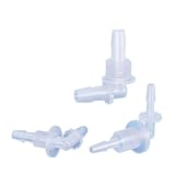 YAKUFAST 2/10 Stück M6-G1/2 PP Pagode Winkeladapter Mutter O-Ring
