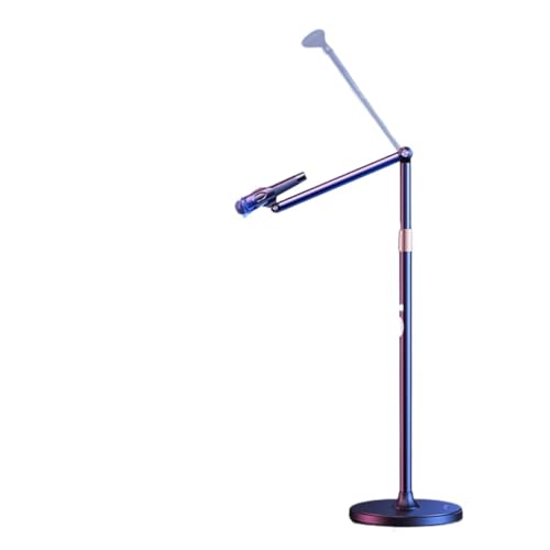 Soporte de micrófono vertical regulable con brazo articulado estable 2