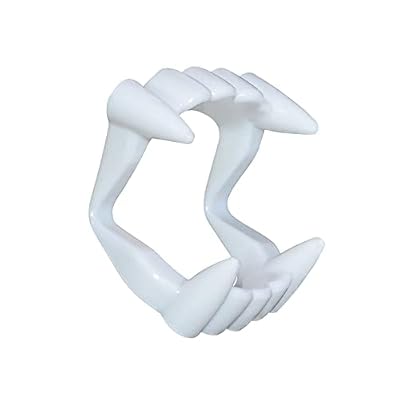 DELIGHTBOX 12 Vampire Fangs Plastic Teeth, Werewolf Masquerade Teeth Dress Up Costume Fangs Halloween Cosplay Party Favors for Supplies Masquerade Christmas