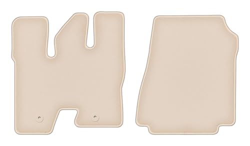 Tapis de sol avant BYD ETP3 caoutchouc velours beige accessoire auto intérieur sur mesure
