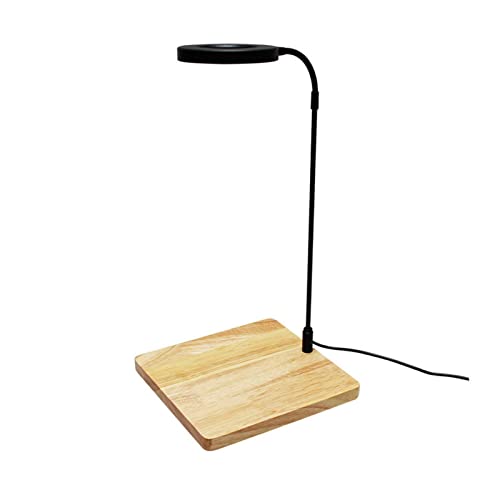 Full Spectrum LED Aquarium Light 360-degree Adjustable LED Light with Bamboo Board Miniature Landscape USB Powered Lamp for Plant Fish Tank Potted Plants(Size:M)
