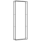 vidaXL Brennholzregal, Kaminholzregal mit viel Stauraum, Kaminholzständer Witterungsbeständig, Feuerholzregal Brennholz Kaminholz Regal, Mattschwarz Stahl