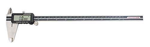 40% Off Discount Accusize Industrial Tools Digital Caliper 0-12''/0-300 mm by 0.0005''/0.01 mm Resolution, Metric/Imperial/Fractional, 1110-0838