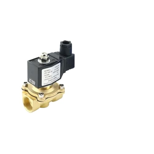 Électrovanne en laiton normalement fermée DN32 DC24V vanne eau air huile