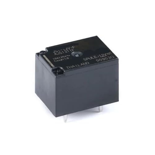 Relais 5 broches 10A JS1-12V-F AJS1311F de rechange pour circuit imprimé 2pcs
