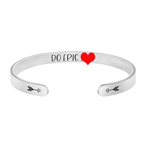 Joycuff Inspirational Bracelets For Women Daughter Sister Best Friend Mom Wife Girlfriend Friendship Teen Girls Funny Birthday Christmas Gift Mantra Cuff Bangle #TOP17