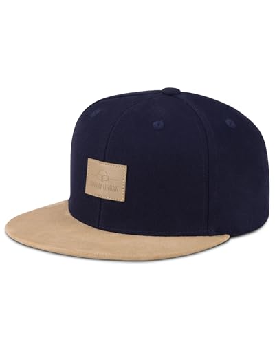 Johnny Urban Casquette Snapback Bleu/Beige Homme & Femme – Cap Dean Fabriqué de Tissu de Haute Qualité - Casquettes de Baseball Stylée & Réglable avec...
