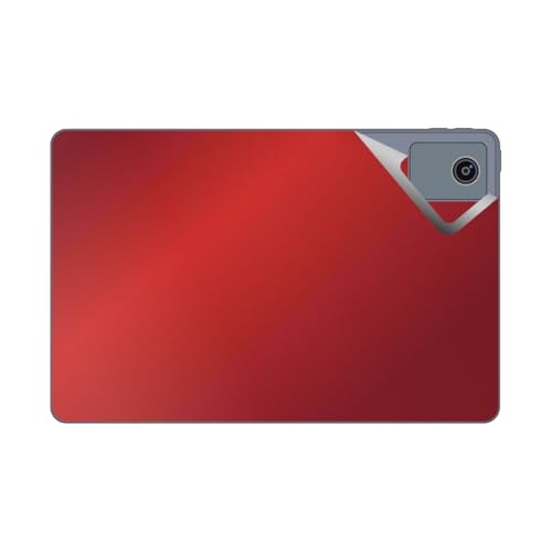 PDA工房 スキンシール LAVIE Tab T11 T1155/HAS, TAB11/F01 (11型ワイド・2024年夏モデル) 対応 【グロス・メタリックレッド】