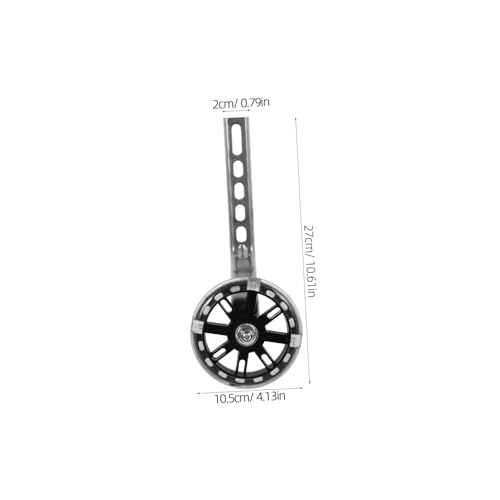 SUPVOX Ruedas de Entrenamiento LED para Bicicleta, Ruedas de Repuesto Resistentes al Desgaste con Estabilizadores, Accesorios Negros con Luz Intermitente para Principiantes miniatura 2