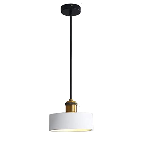 Suspension nordique moderne et abat-jour en fer pour éclairage îlot de cuisine et hall