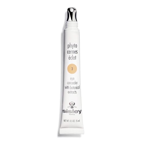 Image of Sisley Paris Phyto-Cernes Eclat, No. 3 - 15 mL - Eye Concealer - Tinted Anti-Dark Circles Product - Instantly Masks Dark Circles & Targets Puffiness - Natural, Long-Wear Finish - Includes Brush
