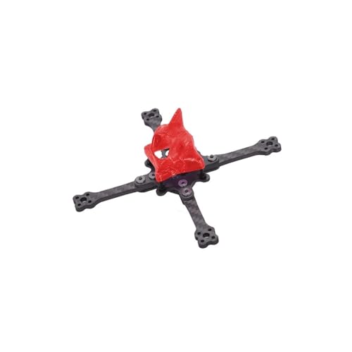 Cadre cure-dents 3 pouces rouge pour réparer et monter un drone FPV AIO robuste