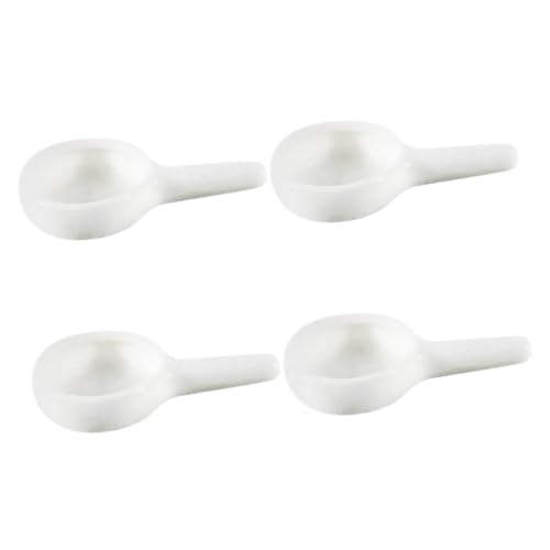 VALICLUD 4 Piezas Bandejas de para Velas Tealight con Mango Resistente al Calor Soporte Decorativo Reutilizable para Aromaterapia y Hogar Color Blanco Elegante