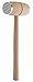 Produktbild scanwood Fleischhammer aus Buchenholz, mit Metallaufsatz, Länge: 32 cm