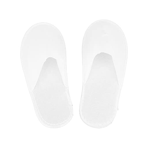 Chinelos Descartáveis ​​brancos, Chinelos Macios de Hotel 18 Pares à Prova d'água para Hóspedes Mas