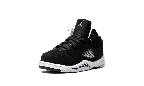 Nike Toddler Air Jordan 5 Retro Td Oreo 2021'', Black/Moonlight/White, 5C, 5 Toddler4