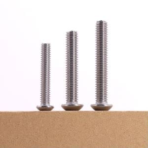 100 Pcs - 1/4-20 X 1/2" Button Head Socket Cap Screws, 18-8 Stainless Steel