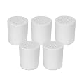 Shower Filter-20 Stage Shower Head Filter for Hard Water,High Output Shower Water Filter Replacement Cartridge with Vitamin C E,Reduce Chemicals,Water Softener,Gentle Skin & Hair,Strong Nails(5pc)