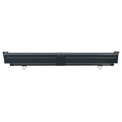 Store vertical enroulable extérieur 165x250cm en aluminium noir pour balcon