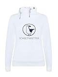 SCHIETWETTER Damen Schalkragenpullover Ronja Rambazamba, Schalkragenhoodie, ohne Kapuze, Frauen Oberteil, Sweatshirt, Langarm, Bedruckt
