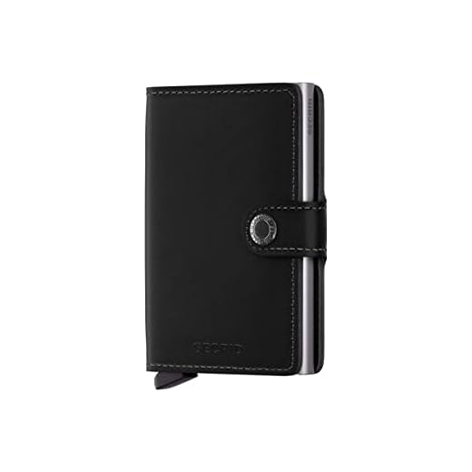Kartenetui secrid RFID Cardprotector city wallet Leder schwarz