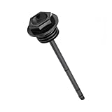 Für CRF 250R 250X 450X Für CRF250R Für CRF250X Für CRF450R 2004-2017 Motorrad Universal Ölmessstab Gauge Ölstand Gauge Öltemperaturanzeige(Black)
