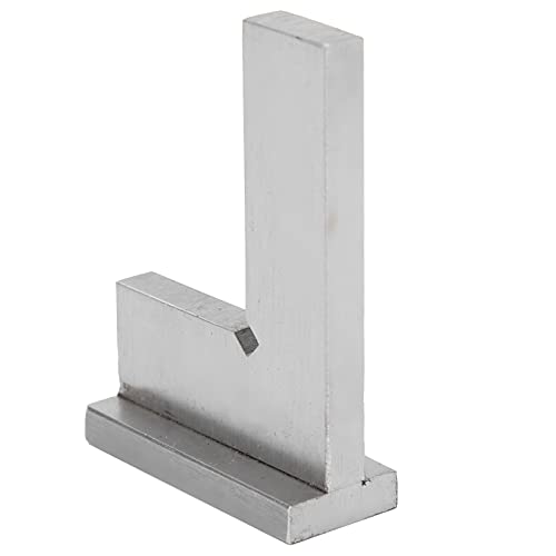 Stainless Steel Right Angle Ruler, Stainless Steel Right Angle Measuring Ruler Engineer Tool, High Accuracy, 5mm Thickness, for Detecting, Rulers