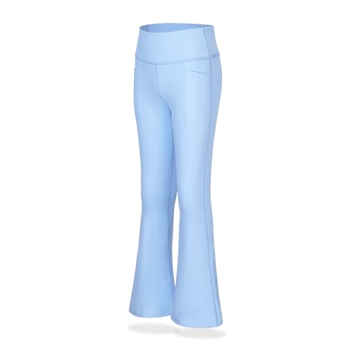 WELAKEN Girls’ Leggings – Stretchy Athletic Yoga Pants with High Waist for Sport or School2