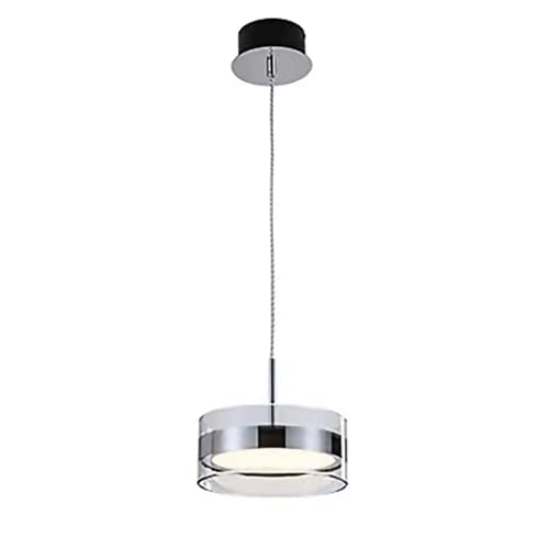 Éclairage décoratif moderne à LED suspendu en verre d'exception