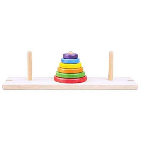 Lobito Spielzeuge Holzpyramide Turm von Hanoi Stapelspielzeug Cover