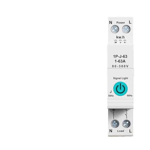 1Pcs Metering WiFi Smart Switch Circuit Breaker Time-Controlled with Meter Mobile Phone Remote Control